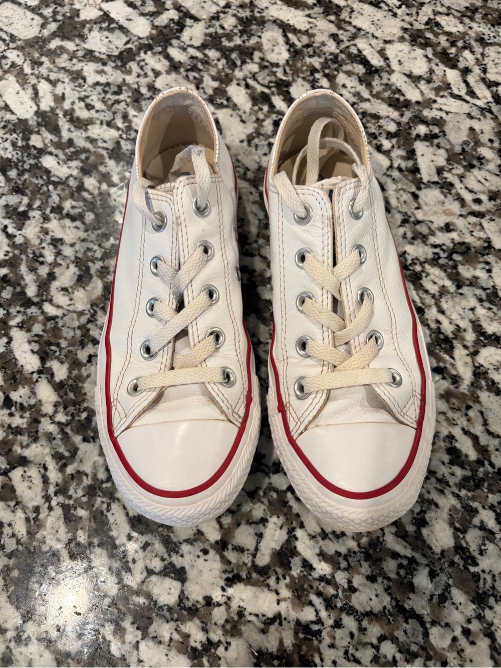 Chuck Taylor All Star White Leather Low Top Sneaker